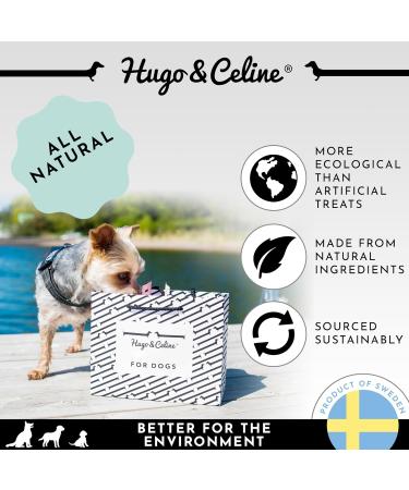 Hugo & Celine Pizzle Sticks - Lollipup 100% Natural Dog Chew Treats 20cm Long - Buy Online on GoSupps.com