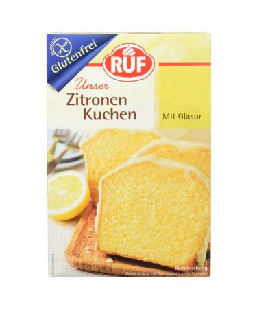 RUF Gluten-free lemon cake with fruity lemon glaze 1 x 530 g - Buy Online on GoSupps.com