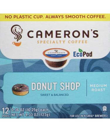Cameron's Donut Shop Blend 12 Count Single Serve Coffee (Packaging May Vary) - Buy Online on GoSupps.com