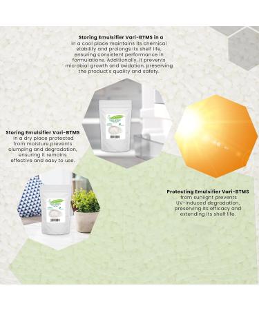 Euro Trade Center Emulsifier Varibtms 100 gr Natural origin Use as an ingredient for cosmetics Used in conditioners cream shampoos hair masks 100 g 1er Pack - Buy Online on GoSupps.com