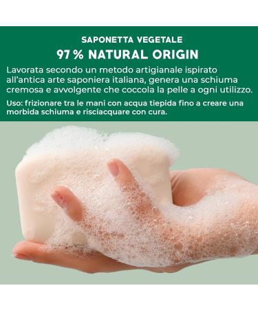  Helan Helan Puro Muschio Solid Hand Soap Gentle Natural Cleaning for Hand Hygiene - Buy Online on GoSupps.com