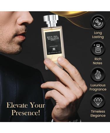 Eco del Deserto Men's Cologne Eau De Parfum 3.4 Fl Oz - Rugged & Adventurous Desert Essence - Long-Lasting Fragrance for Men Eco Del Deserto - 100 ml - Buy Online on GoSupps.com
