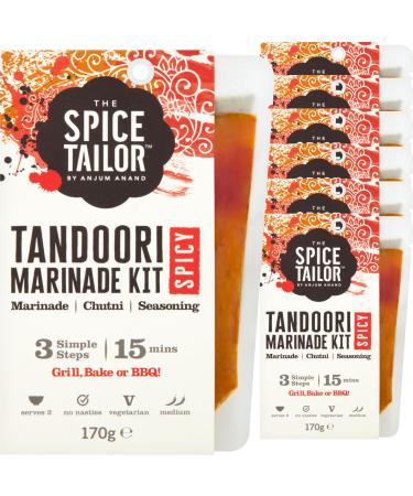 The Spice Tailor Marinade Kits Spicy Tandoori Marinade Kit 170 g Pakket Pack van 7