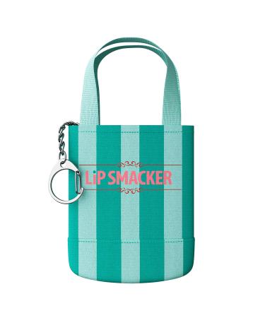 Lip Smacker Holiday Getaway Lip Balm + Mini Tote Keychain Moisturizing Lip Care Fun Collectible Gift & Stocking Stuffer - Creamy Peppermint 1 Count (Pack of 1) - Buy Online on GoSupps.com