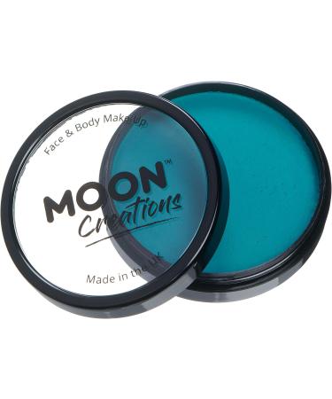 Moon Creations Pro Face & Body Makeup Teal 36g - Professional Colour Paint Cake Pots for Face Painting - Buy Online on GoSupps.com