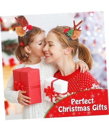 DOITOOL 6 Pairs Christmas Hair Clips Deer Hair Barrette Antlers Hair Clip Santa Hair Clip Mini Mushroom Deer Antlers Hairpins Christmas Hair Barrettes Child Polyester Accessories - Buy Online on GoSupps.com