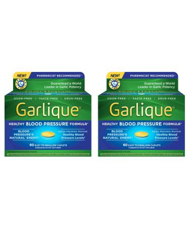 Garlique Healthy Blood Pressure Formula 60 ct (60 Count (Pack of 2))