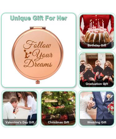 Cheerleader Compact Makeup Mirror - Inspirational Gift for Sisters and Cheer Friends - Buy Online on GoSupps.com