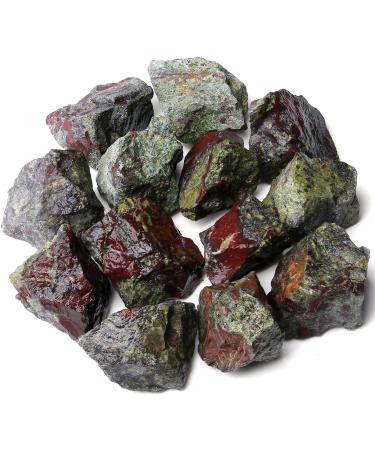 Buy Xiannvxi 2 Blood Stone Crystals - 100% Natural Water Stones & Premium Mountain Crystal Raw Stones | 4pcs 0.5lb N-Blood Stone for Healing - Buy Online on GoSupps.com