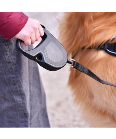 Ferplast Flippy One Dog Leash - Retractable Roller Leash for Large Dogs Up to 35 kg | 5 m Pull-Out Cord | Black - Buy Online on GoSupps.com