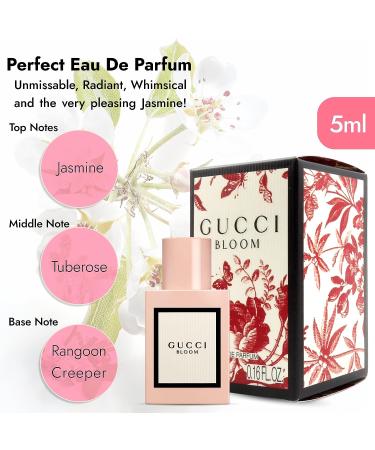 Gucci 4 Piece Mini Perfume Gift Set for Women - Bloom EDP and Flora Gorgeous Gardenia EDP - 0.16 oz Splash Bottles - Buy Online on GoSupps.com