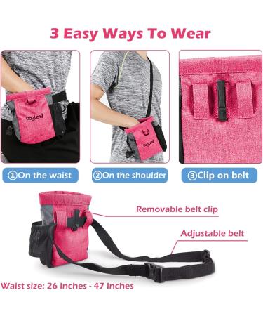 Shop Tangn Magnetic Closure Dog Treats - Waterproof Feed Bag with Adjustable Bund & Kolkaff Opening for Training - Perfect for Dogs | International Shipping - Buy Online on GoSupps.com