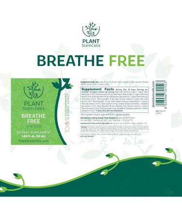 Plant Stem Cells Gemmotherapy Breathe Free | Embryonic Buds from Black Elderberry Black Poplar Horsetail & Hazel | Respiratory Support for Congestion Coughing & Mucus Reduction for Men & Women - Buy Online on GoSupps.com