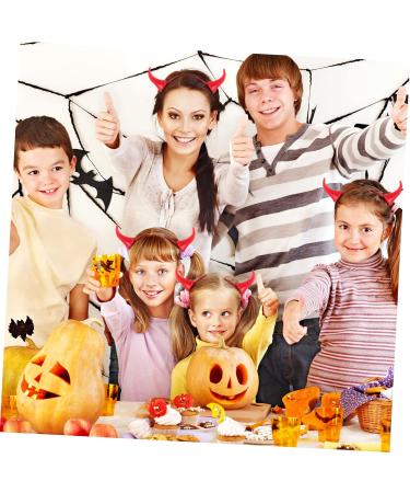 ABOOFAN 2 Sets Hairpin Blood Necklace Childrens Demon Costume Ox Horn Hair Clip Devil Horns Hair Clip Devil Costume Accessory Hair Clips Ornament Kits Halloween Hair Supplies Plastic - Buy Online on GoSupps.com