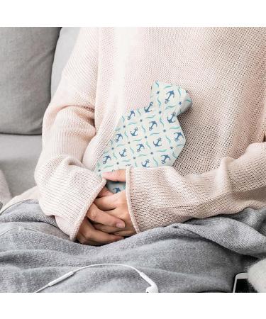 Hot Water Bottle with Lid - Pirate & Anchor Rubber Hot Water Bag for Pain Relief Cramps & Foot Warmer | Hot & Cold Therapy - Buy Online on GoSupps.com