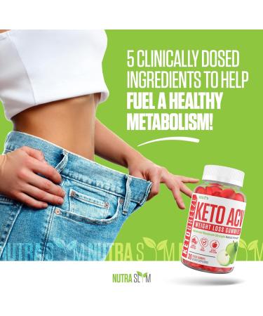 Nutra Slim Keto Breeze - Official Keto ACV Gummies with Real Apple Cider Vinegar for Weight Loss - Vegan, Allergen-Free, Non-GMO - Buy Online on GoSupps.com