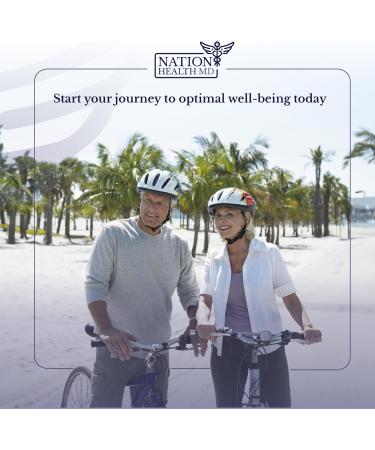 NATION HEALTH MD Gluco24 Supplement - Supplement with Cinnamon Berberine Vitamin C and More - Supplement for Men & Women 60 Capsules - Buy Online on GoSupps.com