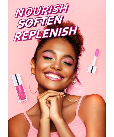 FEIMINI Hydrating Lip Glow Oil - Moisturizing & Plumping Gloss for Lip Care - Raspberry - Buy Online on GoSupps.com