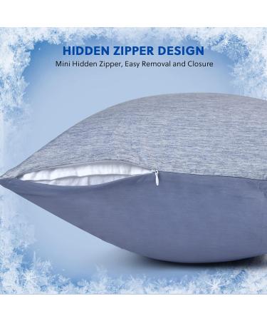 HOMFINE Cooling Pillow Cover Set - Double-Sided Cooling Pillows for Side Sleepers - ARC-Chill Fiber for Summer Comfort - Buy Online on GoSupps.com