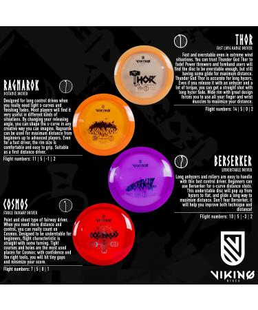 Viking Discs 8-Disc Set in Storm Plastic - Disc Golf Equipment Bulk Set | Shop Now - Buy Online on GoSupps.com