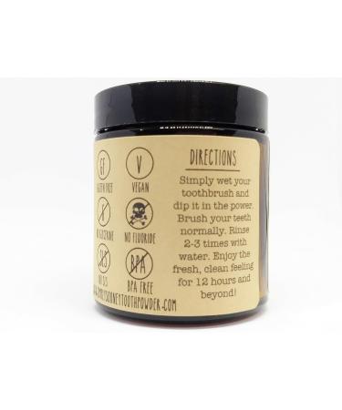 Organic Vegan Fluoride-Free Remineralizing Tooth Powder for Kids - 6 Month Supply | Glass JAR | Orange Flavor | Eco-Friendly & Safe - Buy Online on GoSupps.com