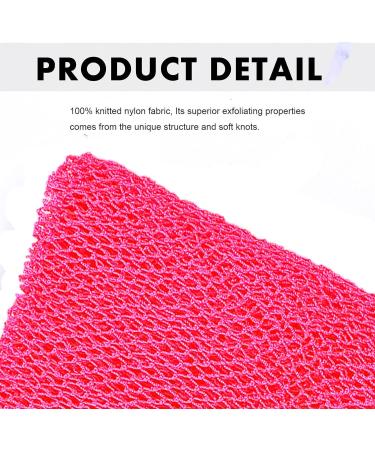 2 Pieces African Net Sponge Long Net Bath Sponge African Exfoliating Shower Body Scrubber Back Scrubber Skin Smoother Stretches to Approximately 63" (Pink&Orange) - Buy Online on GoSupps.com