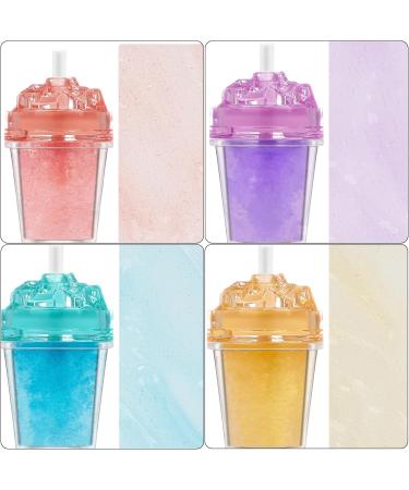 CHAKAE Lip Gloss Milk Tea Cup Lip Oil Moisturizing Lip Gloss Styles Jelly Lip Gloss Makeup Supplies for Party - Buy Online on GoSupps.com