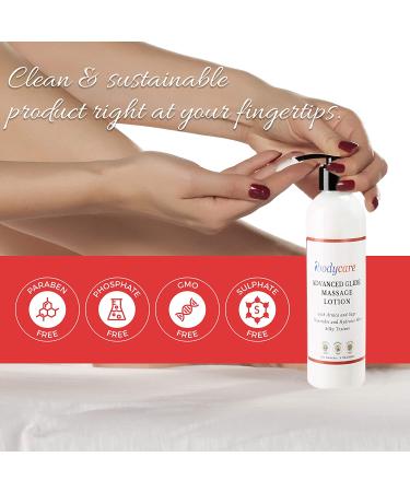 ibodycare Advanced Glide Massage Lotion with Arnica and Sage - Hydrating Hand Cream for Massage Therapy - 8 oz - Buy Online on GoSupps.com