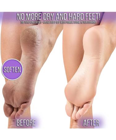 Jelly Pedicure Packs - Moisturizing Lavender Foot Soak for Dry Cracked Feet | Spa Pedi Soak with Salts for Relaxing Sore Feet - Buy Online on GoSupps.com