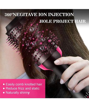 Professional Salon One-Step Hair Dryer & Hot Air Brush & Blower Brush with Negative Ions For Straight and Soft Curls 4 in 1 Hair Brush Dryer & Styler (110v 1000W) - Buy Online on GoSupps.com