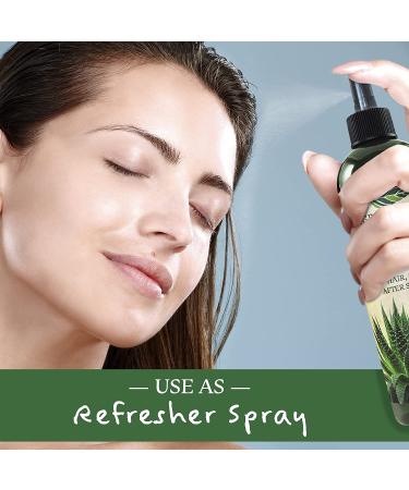 Organic Aloe Vera Spray for Hair, Skin & After Sun Care - 8 oz | Cold Pressed, 99.8% Pure | Green Leaf Naturals - Buy Online on GoSupps.com