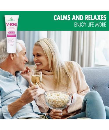V-loe 4 oz - Soothing & Hydrating Vulva Care for Sensitive Skin | Non-Estrogen Non-Prescription Vaginal Comfort - Buy Online on GoSupps.com