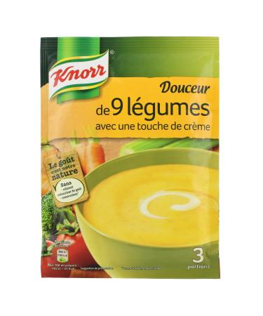 Knorr Knorr Mild 9 Vegetable Soup with a Touch of Cream for 3 People 84g