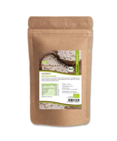 Jeske Sports Supplies Mynatura Organic rice flakes rice flakes vegetable natural product muesli baking in bag 1000 g