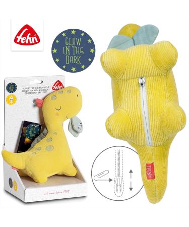 Fehn Nachtlicht Dino - Multifunctional Glow-in-the-Dark Baby Night Lamp & Sleep Aid for 0+ Months - Cuddly Toy & Bedside Light - Buy Online on GoSupps.com