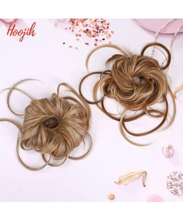 Super Long Tousled Messy Bun Hair Piece - Blonde Mixed Hair Scrunchie for Women and Girls - Buy Online on GoSupps.com