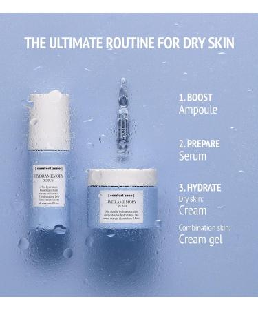Comfort Zone Hydramemory Serum - Hyaluronic Acid Serum for Dehydrated Skin - Vegan & Paraben Free - 1.01 fl oz - Buy Online on GoSupps.com