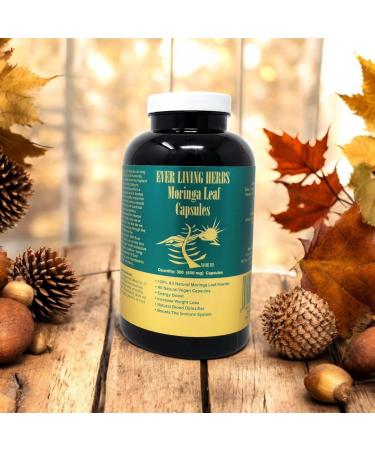 Premium Moringa Leaf Capsules - 300 Count | Boost Health & Vitality | International Shipping Available - Buy Online on GoSupps.com