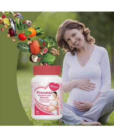 Prenatal Vitamins with 1000mcg Folate Folic Acid Prepares You for Conception and Childbearing 23 Vitamins and Minerals Includes Iron Calcium Vitamin D Biotin 90 Days Supply - Allmom's Choice - Buy Online on GoSupps.com