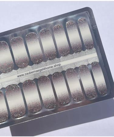 Zaubern gel4Home Nail Foils - 16 Pieces Espresso Boomer Nail Wraps | International Shipping Available - Buy Online on GoSupps.com