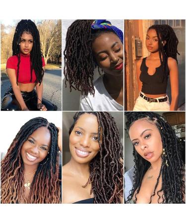 Aomig 21 PCs 18 Inch Synthetic Earthworm Fake Hair Extensions - Goddess Gypsy Braids Passion Twists for Cosplay & Masquerade Parties - Black - Buy Online on GoSupps.com