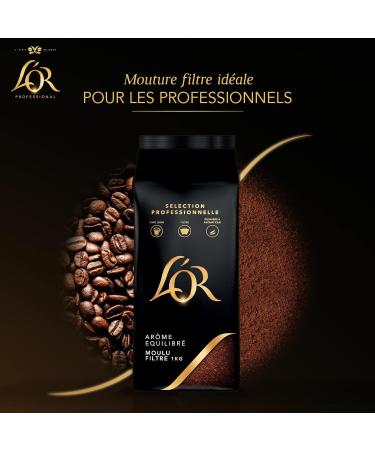 L'OR Professional Balanced Ground Coffee 1Kg Intensity 5 100% Arabica - Buy Online on GoSupps.com
