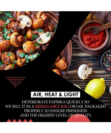 The Spice Lab Sweet Paprika Powder - High Color ASTA 120 - 4.1 oz Shaker Jar | Premium Gourmet Spanish Paprika | Vegan, All Natural, Kosher, Non GMO, Gluten Free | Rich in Antioxidants - 4.1 oz - Buy Online on GoSupps.com