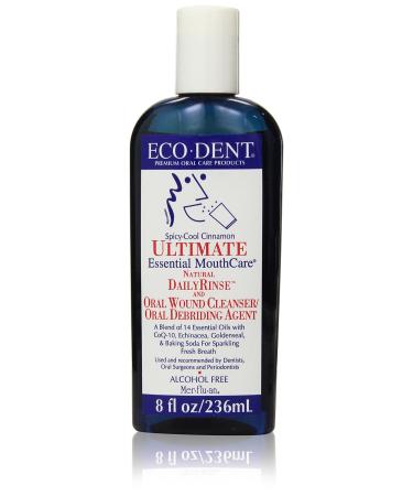 Eco-Dent Daily Rinse Ultimate Essential Mouth Care Spicy-Cool Cinnamon 8 fl oz (237 ml) (Pack of 2)