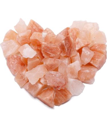 Jovivi Himalayan Salt Healing Crystals Rough Stone Large 1lb - Natural Raw Rock Crystals for Tumbling, Cabbing, Decoration - Wire Wrapping and Wicca & Reiki - Buy Online on GoSupps.com