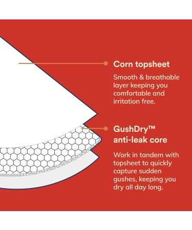Organic Corn Super Absorbent Period Pads - Pack of 2 (33 CM) - Buy Online on GoSupps.com