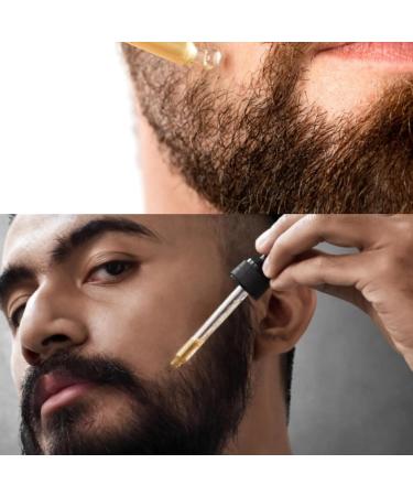 All Natural Beard Boost Oil for Men - Growth & Grooming with Castor Jojoba & Almond Oils | Sandalwood Scent - Buy Online on GoSupps.com