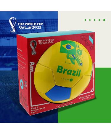 Capelli Sport FIFA World Cup Qatar 2022 Soccer Ball - Officially Licensed Brazil Size 5 - Buy Online on GoSupps.com