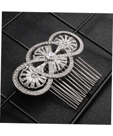 POPETPOP Bridal Headpiece Rhinestone Hairpin Bridal Headdress Bridal Hair Comb Bride Hair up Wedding - Buy Online on GoSupps.com