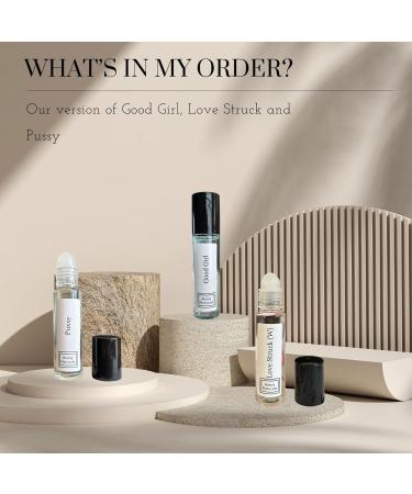 3 Pc Womens Gift Set Fragrance Oil For Women Roll On Body Oil Perfume Samples Fragrance Oil Gift For Her Perfume Oil Sampler Gift Box (Feminine) - Buy Online on GoSupps.com